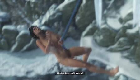 Rise Of The Tomb Raider Nude Mod installed Game Play [Part 01] Adult game Play