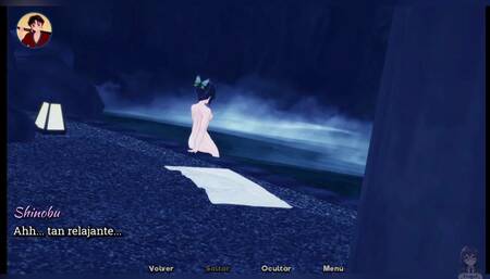 Spying on the beautiful Shinobu Kocho from Demon Slayer Training Slayer - Cap 2