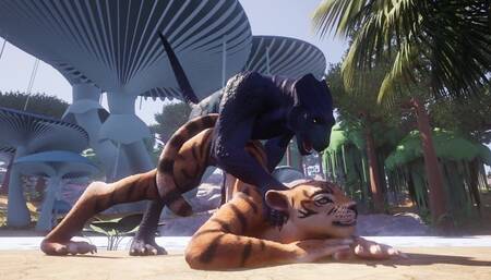 Huge Cock Lizard Creampies Cute Furry Tigress Ass & Pussy Yiff PoV Hentai