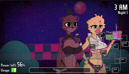 Five Nights at Fuzzboobs Definitive Edition Porn Game Play [Part 01] Sex Game Play