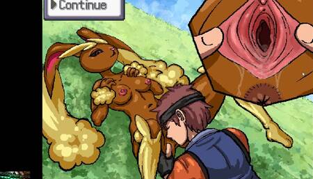 Pokemon hentai version - Training hard my lopunny