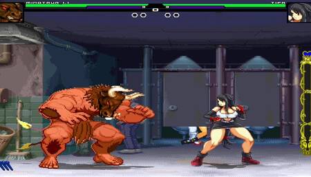 Tifa Lockhart get pound by Minotaur