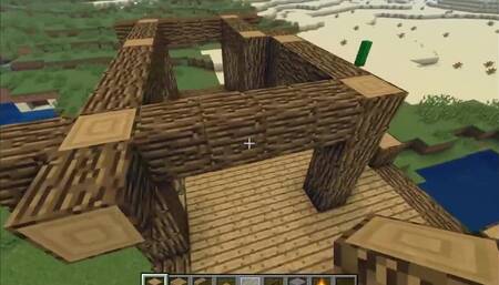 How to build a Lake House in Minecraft (tutorial)