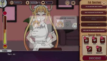 Horny Recruiter Sex Game Play [Part 02] Nude mod [18+] Nude Game Play / Sex Game