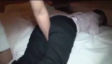 Asian Amateur Girl Masturbates in the Office