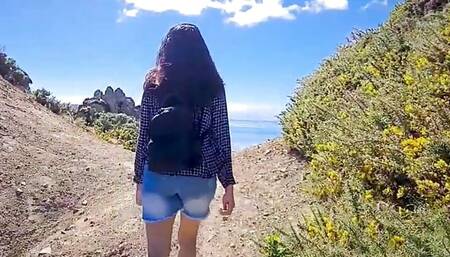 Outdoor Sex with my Hot Indian Babe (Hindi Audio )- Indian Desi Couple Public Sex