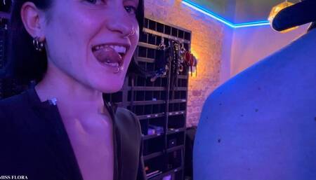 Intimate and Painful Biting Session with my sub