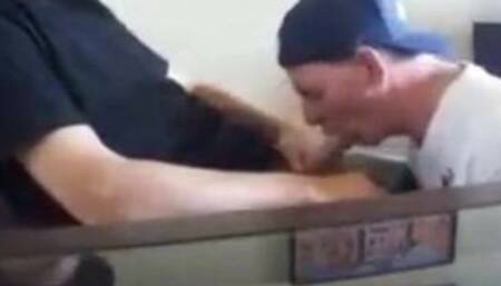 Sucking and Swallowing My Buddy's Load