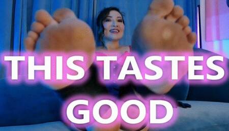 This Tastes Good - Mz Kim Latex Goddess Gives Femdom POV Sweaty Foot JOI With Gooning Orgasm Denial WMV