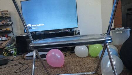 Object crush - Goddess MXDominion uses her Ass to Pop Balloons 1080, ass fetish, crush, mind fuck