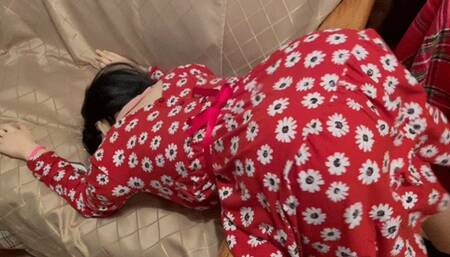 Midori Presents Her Bottom for Punishment