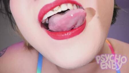 Em's Red Lipstick Mouth Tour