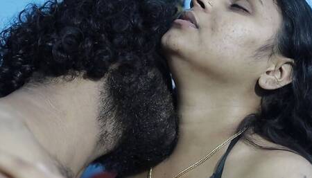 Blindfolded sex by Vaishnavy and Sharun Raj, Mallu couple hot blindfolded sex, Mallu couple hot romance in bikkini and sex