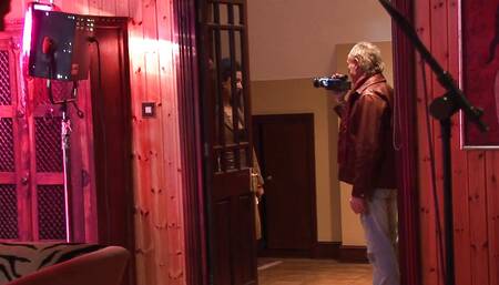 Group gangbang with Georgina Smith a MILF with hairy pussy