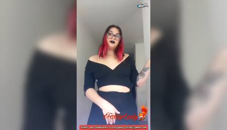 JOI CEI ANAL PARA SISSYS Femdom Argentina te ordena que uses ropa interior femenina y comas tu semen