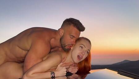 MAKE LITTLE DRAGON MOAN ON THE TOP OF THE CYBER TRUCK