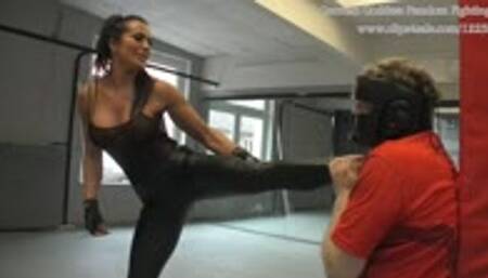 Lady Darkness in Bad Bitch beat down & Bad Bitch beaten down by MME Curie