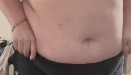 These pants used to bit over my belly…