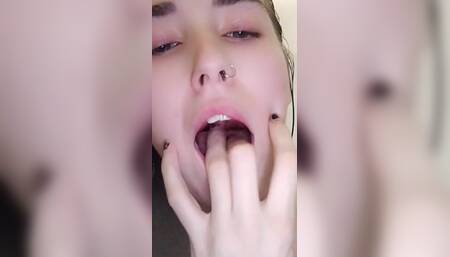 Sucking My Fingers in the Shower