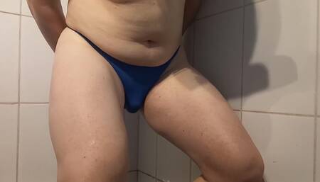 Sissy Sucking Monter Cock and Tasting Ass