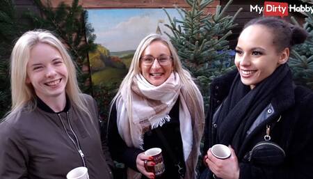 Xmas-tree shopping leads to kinky foursome for amateur Studentin Aneta - MyDirtyHobby