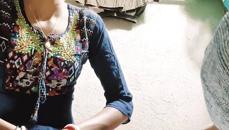 Tuition teacher hot sex with student ass to mouth and possy licking hard sex milk licking