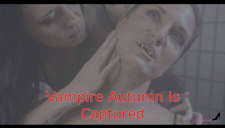 Vampire Autumn Bodell is Captured By Kristy Lee - Vampire Hunter Gives Throat Play With Neck Licking and Neck Biting But Gets Vampire Biting 4K