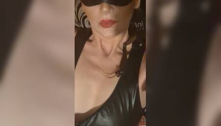 Play in Latex Dominatrix Fucking Your Own Pussy Xoxo