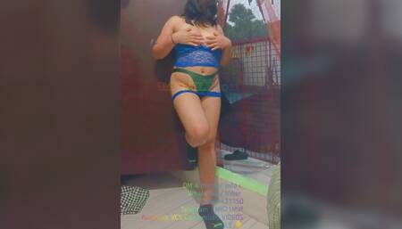 My Neighbor Always Waits While I Undress Outside.