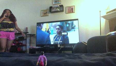 Unaware Giantess -  Teenie tries to Escape from Logged in-between Giantess MXDominion's  Ass Cheeks, female domination, Giantess, Ass fetish 1080