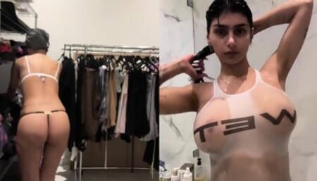 Mia Khalifa Post Shower