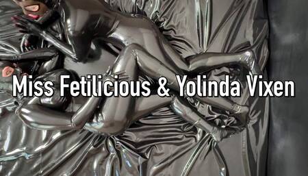 Huge double dildo ride