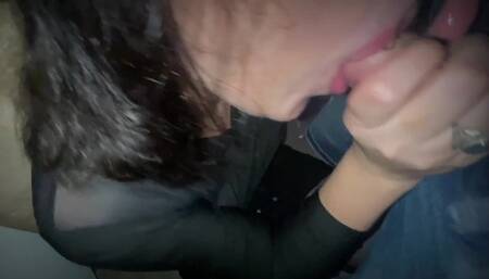 Married girl sucks well