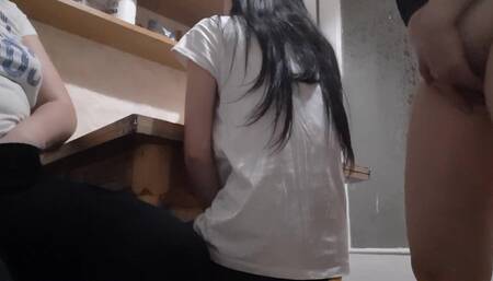 Our neighbor's pussy was so flowing and squelching that we couldn't resist (dirty talk) - IkaSmokS