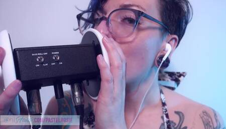 SFW AMSR - Deep Playful Ear Eating - PASTEL ROSIE Melt Your Brain Microphone Licking Spine Tingles