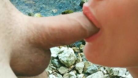 Horny student gives an ORAL and rides a professor's dick IN PUBLIC! TOO RISKY!