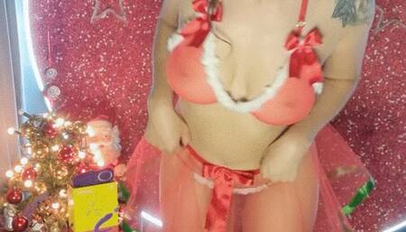 Trying out my new toy like a good Christmas pisswhore