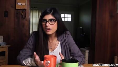 Mia Khalifa First Monster Cock Threesome