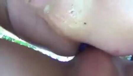 Bareback Crossdresser Fucked Outdoors