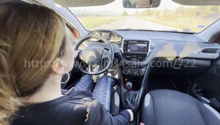 Alisa - POV over shoulder - just a sexy hard drive - heel part