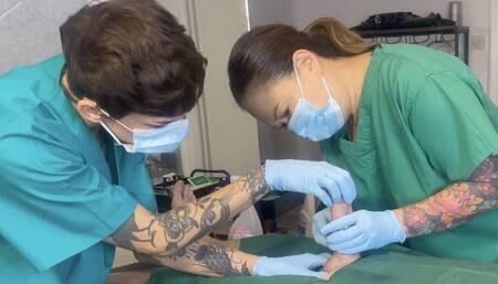 Medical Clinic - CBT Urethral Stretching by Evil Nurses