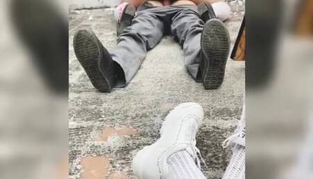 We Doing Mischief at college, Two girls and me #2