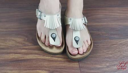 Leyla Lovegood Cum to My Feet JOI #2 - Birkenstock Bliss & French Toe Tease