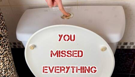 FILLED THE ENTIRE TOILET WITH GOLDEN PISS, BUT YOU WERE LATE WHEN I WAS PEING 1080 ENG SUB