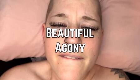 Beautiful Agony Featuring Bald Headed Beauty Phoenix Bates 4k HD - Buzzcut - Orgasm - Solo Female - Vibrator - Face Fetish - Eye Contact