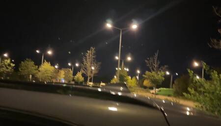 HOOKED up with PEEING girl on PARKING after CONCERT, PUBLIC FUCK!