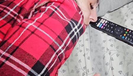 She's hiding, she doesn't want any cock