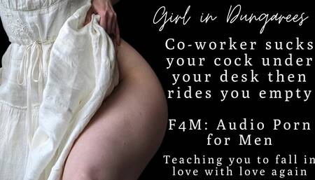 Erotic Audio porn for men Let me suck your cock under your desk Riding creampie after