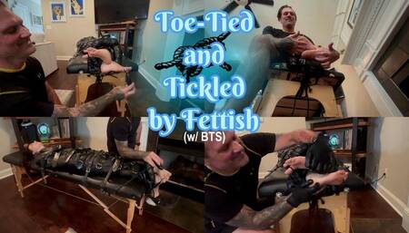 Toe-Tied and Tickled by Fettish with BTS 4k | Ditria Rose, in a full-body straitjacket and atop the tickle table, has Derek wreck havoc on her recently beaten feet!