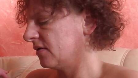 My neighbor fucks me hard in my old tight pussy